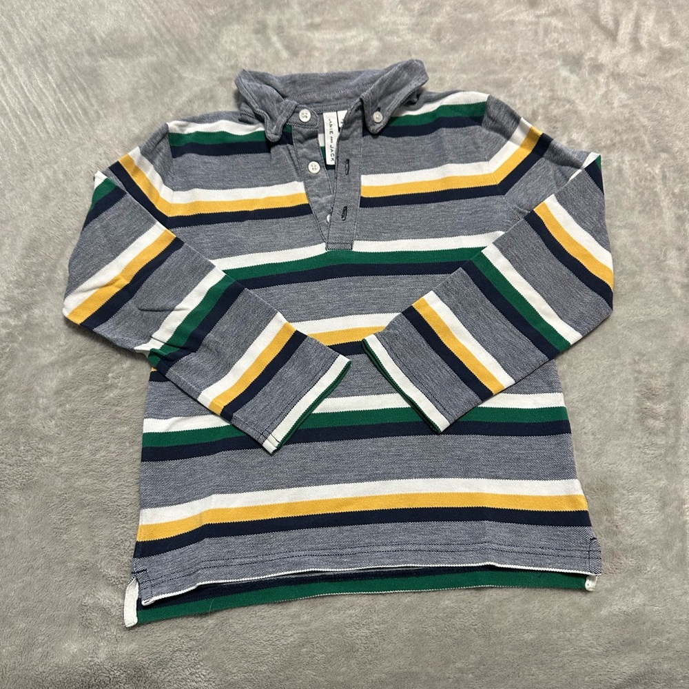 Janie and Jack kids long sleeve polo